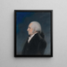 George Washington - James Sharples — oprawiony obraz na ścianie