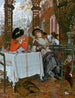 A Luncheon Un Déjeuner - James Tissot — widok dzieła