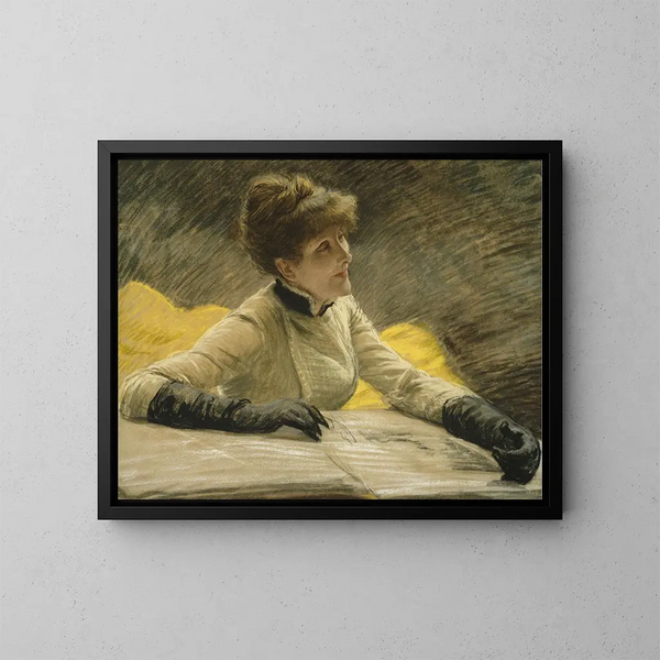 Podziw portfela - James Tissot — oprawiony obraz na ścianie