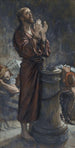 Wielki Piątek rano Jezus w więzieniu - James Tissot — widok dzieła