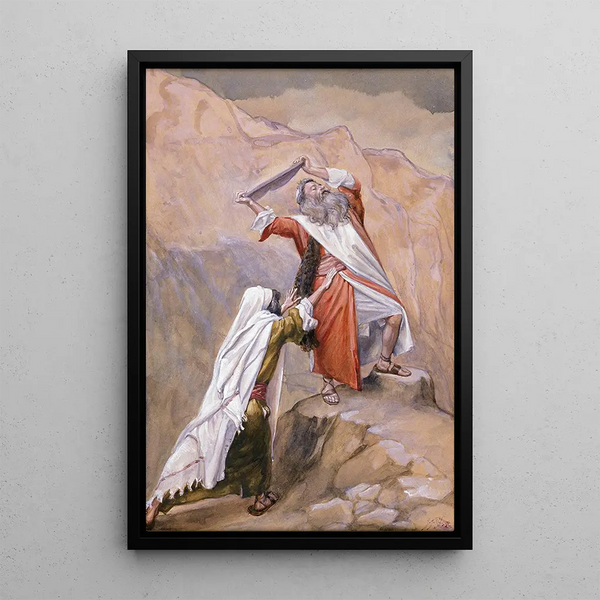 James Tissot - Moses Destroyeth the Tables of the Ten Commandments.webp