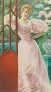 Portret młodej kobiety w szklarni - James Tissot — widok dzieła
