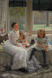 Portret pani Catherine Smith Gill i dwójki jej dzieci - James Tissot — widok dzieła