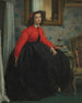 Portret Mlle L. L. - James Tissot — widok dzieła