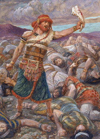 James Tissot - Samson Slays a Thousand Men.webp