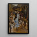 szkic do Panny młodej - James Tissot — oprawiony obraz na ścianie