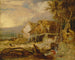 Młyn wodny z górnym kołem wodnym - James Ward — widok dzieła