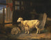 Moutons et agneaux dans la lande - James Ward — widok dzieła