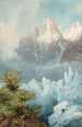 Les Grands Charmoz nad Morzem Glace Chamonix - James Whittet Smith — widok dzieła