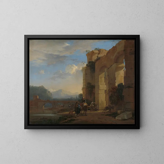 Jan Asselijn - Muleteers beside an Italian Ruin.webp