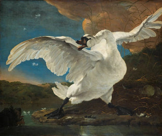 Le cygne menacé - Jan Asselijn — widok dzieła