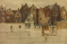 Domy starego Antwerpii, Handschoenmarkt - Jan August Hendrik Leys — widok dzieła