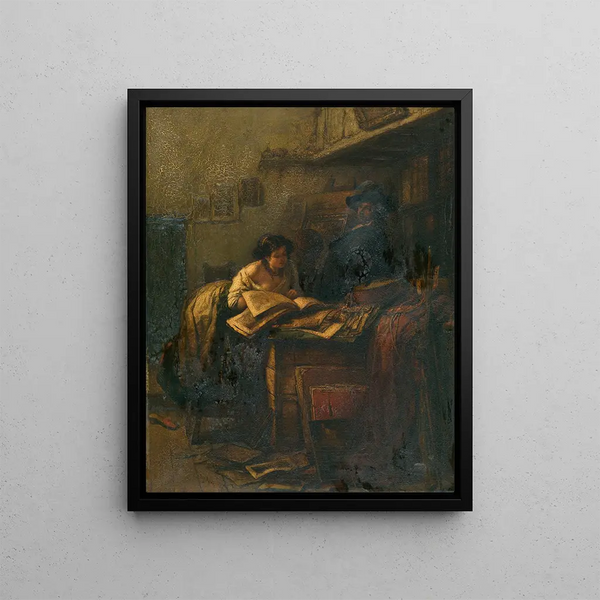 Jan August Hendrik Leys - The Studio.webp