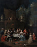 Garden-party devant un château - Jan Baptist Lambrechts — widok dzieła