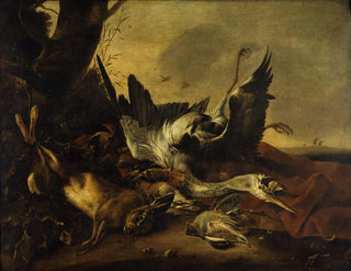 Jan Baptist Weenix - Etalage de gibier mort.webp