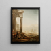 Port avec ruines antiques - Jan Baptist Weenix — oprawiony obraz na ścianie