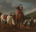 Posterunek myśliwski - Jan Baptist Wolfaerts — widok dzieła