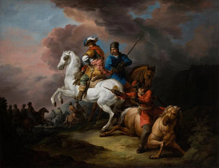 Jan Bogumi Plersch - Battle Scene.webp