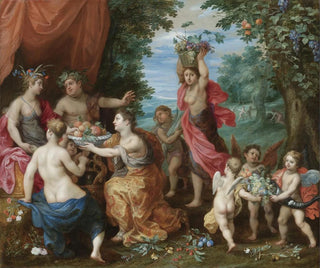 Un bacchanale avec Cérès, Bacchus et Vénus - Jan Brueghel le Jeune — widok dzieła