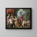 Un bacchanale avec Cérès, Bacchus et Vénus - Jan Brueghel le Jeune — oprawiony obraz na ścianie