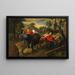Kłótnia na wsi - Jan Brueghel młodszy — oprawiony obraz na ścianie