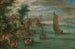 pejzażu rzecznych z promami i żaglówkami - Jan Brueghel młodszy — widok dzieła