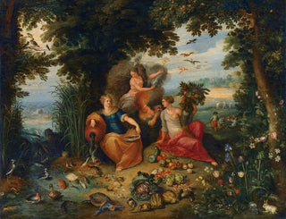 Alegoria czterech żywiołów - Jan Brueghel Młodszy — widok dzieła