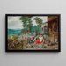 Alegoria Węchu - Jan Brueghel Młodszy — oprawiony obraz na ścianie