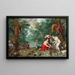 Diane i jej nimfy polujące - Jan Brueghel młodszy — oprawiony obraz na ścianie