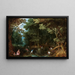 Latone i chłopi licyjscy - Jan Brueghel młodszy — oprawiony obraz na ścianie