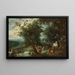 Raj - Jan Brueghel Młodszy — oprawiony obraz na ścianie