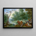 Raj z upadkiem człowieka - Jan Brueghel młodszy — oprawiony obraz na ścianie