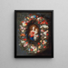 La Vierge à l'Enfant entourée d'une guirlande florale - Jan Brueghel le Jeune — oprawiony obraz na ścianie