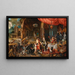 Wenus w kuźni Wulcyna - Jan Brueghel Młodszy — oprawiony obraz na ścianie