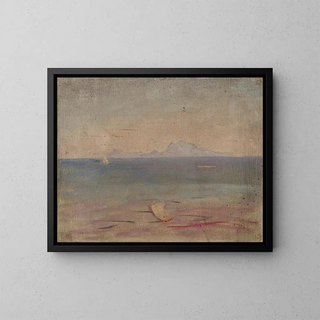 Capri - Jan Cybis — oprawiony obraz na ścianie