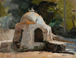 Jan Cigliski - Corfu  fountain From the journey to Greece.webp