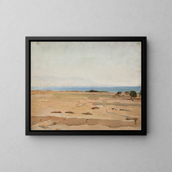Gulf de Corinthe - Jan Cybis — oprawiony obraz na ścianie