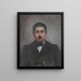 Portret Sigma Syromyatnikov - Jan Cybis — oprawiony obraz na ścianie