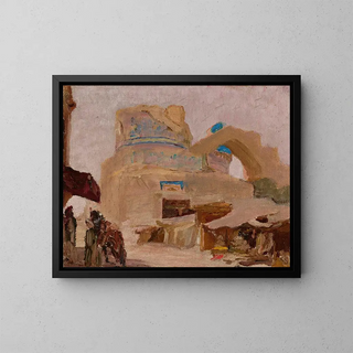 Jan Cigliski - Samarkand  BibiKhanym tomb of Tamerlanes wife From the journey to Turkestan.webp