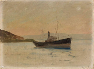 Jan Cigliski - Ship on the Black Sea From the journey to Constantinople.webp