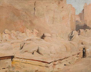 Jan Cigliski - Sphinx Alley temple of AmunRe From the journey to Egypt.webp