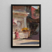 Fragment de rue du voyage à Constantinople - Jan Cybis — oprawiony obraz na ścianie
