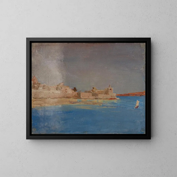 Syracuse - Jan Cybis — oprawiony obraz na ścianie
