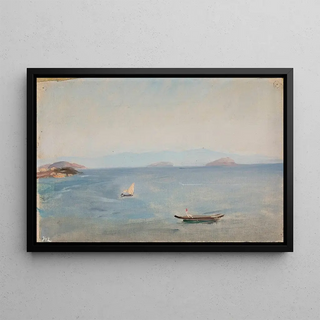 Jan Cigliski - View of the mountainous seaside From the journey to Constantinople.webp