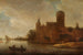 Zamek nad brzegiem wody - Jan Coelenbier — widok dzieła
