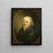 Portret Johanna Kinkera, poety i filozofa, profesora w Liège - Jan Cornelis van Rossum — oprawiony obraz na ścianie