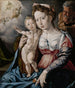 Rodzina Święta - Jan Cornelisz Vermeyen — widok dzieła