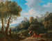 pejzażu wiejskiego - Jan Frans van Bloemen — widok dzieła