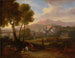 spoza murów miasta - Jan Frans van Bloemen — widok dzieła