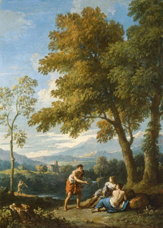 Jan Frans Van Bloemen - View of the Roman Campagna with Figures Conversing.webp